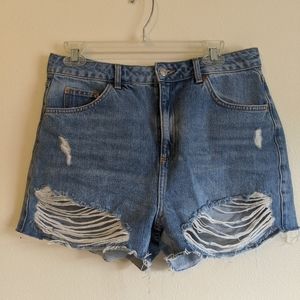 Topshop mom shorts